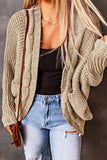 Elegant Solid Pocket Cardigan Collar Tops(8 Colors)