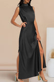 Celebrities Elegant Solid Solid Color Halter A Line Dresses