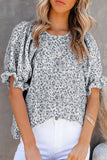 Sweet Elegant Floral O Neck T-Shirts