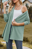 Casual Solid Patchwork V Neck Outerwear(5 Colors)