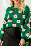 Casual Santa Claus Patchwork O Neck Sweaters(10 Colors)