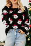 Casual Santa Claus Patchwork O Neck Sweaters(10 Colors)