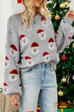 Casual Santa Claus Patchwork O Neck Sweaters(10 Colors)