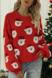 Casual Santa Claus Patchwork O Neck Sweaters(10 Colors)