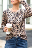 dasiuip Autumn Leopard Tops