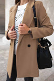 dasiuip Solid Color Loose Suit Coat