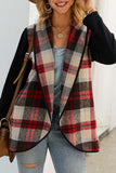 dasiuip OL Winter Street Style Plaid Coat