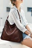 dasiuip Vintage Shoulder Bag With Zipper And Tassel