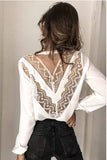 dasiuip Sexy Lace Blouse