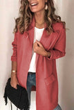 dasiuip Casual Solid Color Long Sleeve blazer(6 Colors)