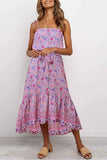 dasiuip Flower Print Midi Dress( 3 colors)