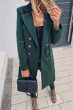 dasiuip Solid Color Sexy Coat With Buttons(3 Colors)