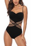 dasiuip Black Sexy Backless Ladies Swimsuit